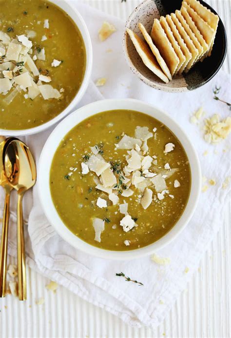 Split Pea Soup (Vegetarian) - A Beautiful Mess