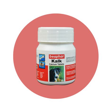 Beaphar - Kalk Calcium Tablets for Dogs & Cats- 60 Tablets | Sukadev ...