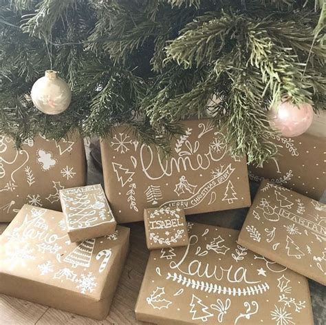 25 beautiful brown paper christmas wrapping ideas – Artofit