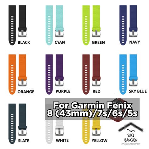 Jual TALI JAM Garmin Fenix 6s Sapphire 20mm QUICK FIT Rubber Watch ...