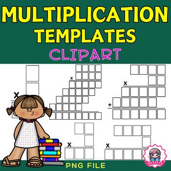 Image result for Color-Coded Multiplication Template Standard Algorithm