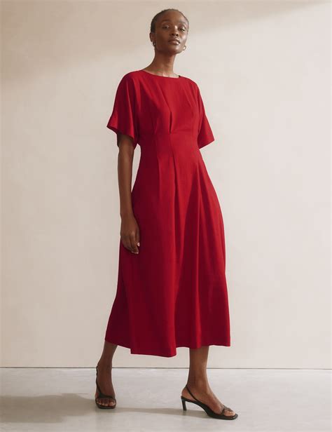 Red Midi Dresses at M&S