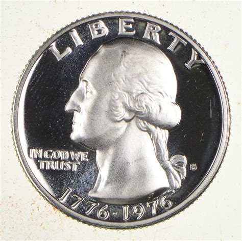 1776-1976 Washington Silver Bicentennial Quarter - 40% Silver - San ...