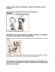 Image result for Personal Attack Fallacy Script Examples