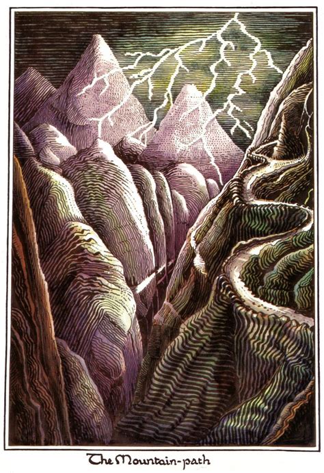 J.R.R. Tolkein did many illustrations for both The Hobbit and Lord of the Rings. They are ... - J.R.r. Tolkien Illustrations