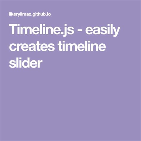 Timeline Slider JavaScript 的图像结果