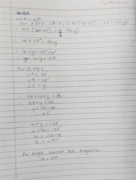 Find x and y in the following figure. - Brainly.in