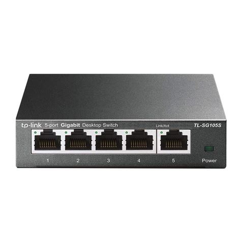 TP-Link TL-SG105S 5-Port Desktop Gigabit Ethernet Switch/Hub, Ethernet ...