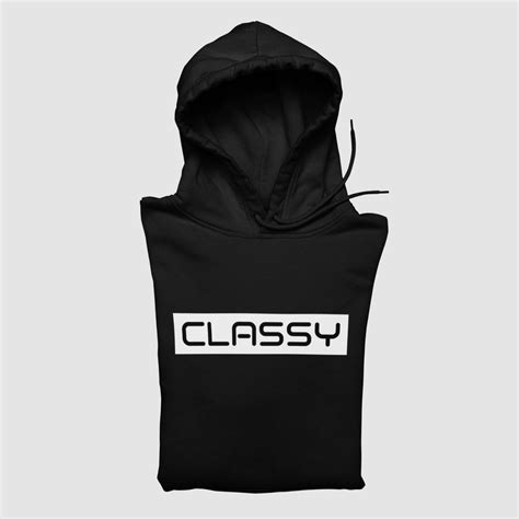 Classy Printed Round Neck Unisex Hoodie