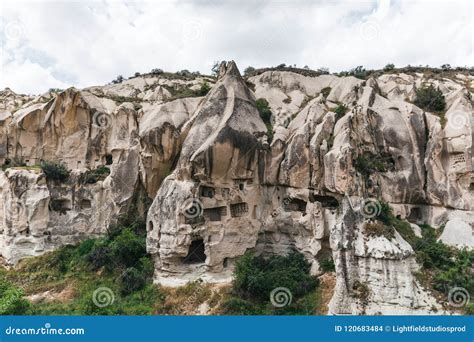 Aerial View of Majestic Landscape in Goreme National Park, Stock Photo ...