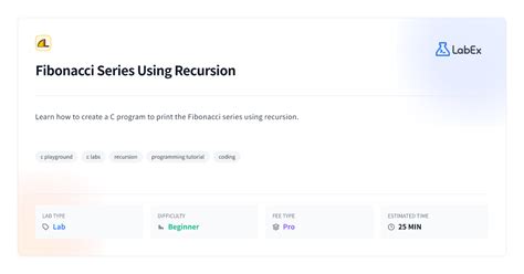 C Program for Fibonacci Using Recursion 的图像结果