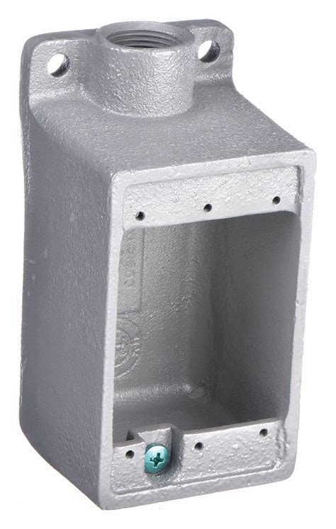 HUBBELL KILLARK, Iron, Rectangular, Electrical Box - 2NA18|FD-2M - Grainger