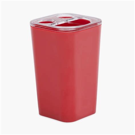Home Centre Hilda Armon Solid Plastic Square Tooth Brush Holder ...