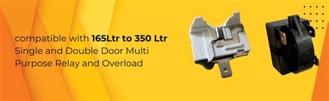 SATYWALI Compressor 2 Pin Relay Overload set Suitable for Single Door ...