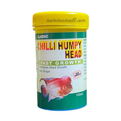 Classic Chilli Humpy Head Fast Growth Flowerhorn Fish Food 100ml/45g ...