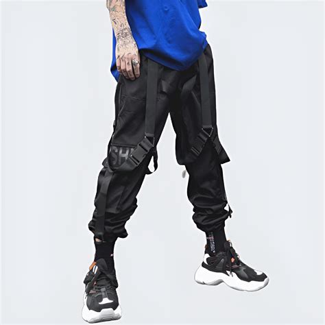 Black Jogger Cargo Pants – Techwear UK