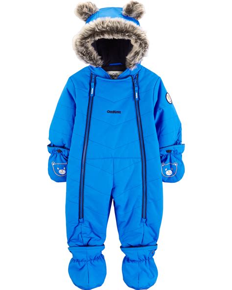 1-Piece Fleece-Lined Infant Snowsuit | Carter’s OshKosh Canada