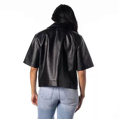 Women's The Wild Collective Black Tampa Bay Buccaneers Faux Leather ...