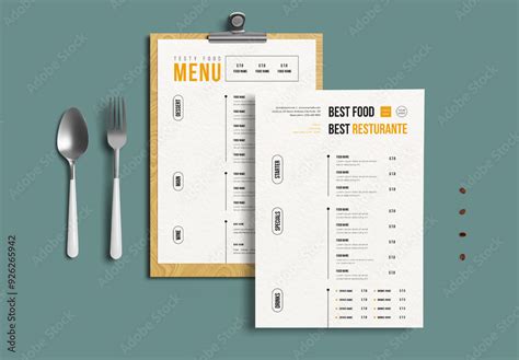 Image result for Front of Menu