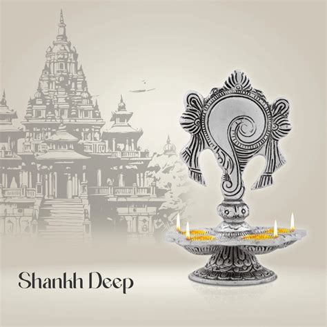 Giri - Shanku Chakra Diya | Aluminium Diya | Five Face Diya