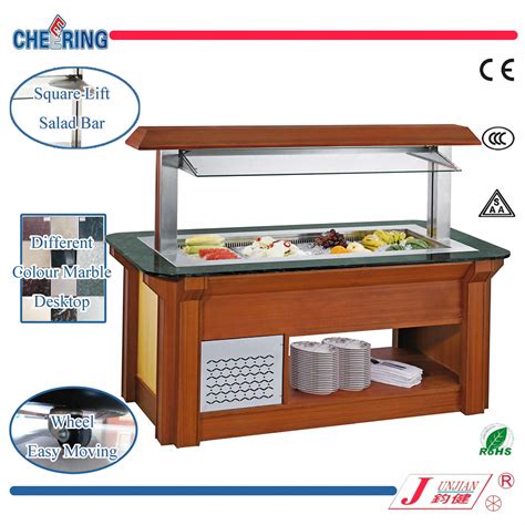 Luxury Table Top Wooden Salad Bar for Buffet - Salad Bar and Salad Bar ...