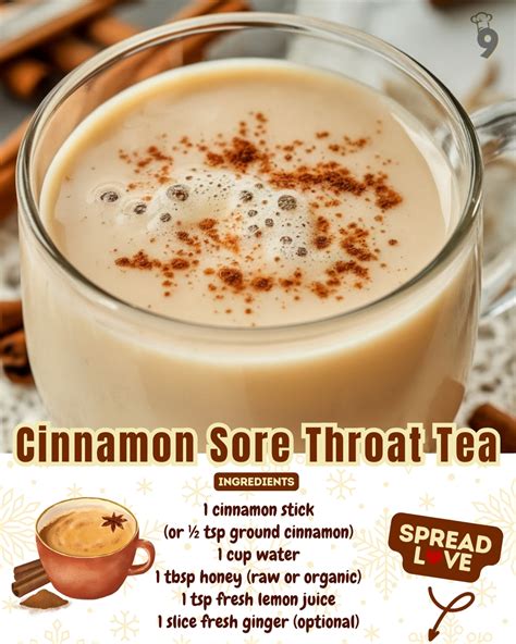Cinnamon Sore Throat Tea Recipe