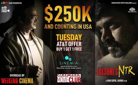Lakshmi's NTR box office collection day 5: RGV's film crosses $250,000 ...
