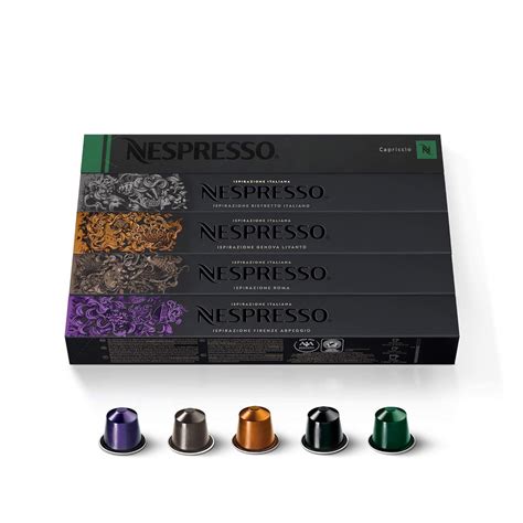 Nespresso Variety Pack Capsules, 50 Count, Box, 260 grams : Amazon.in ...
