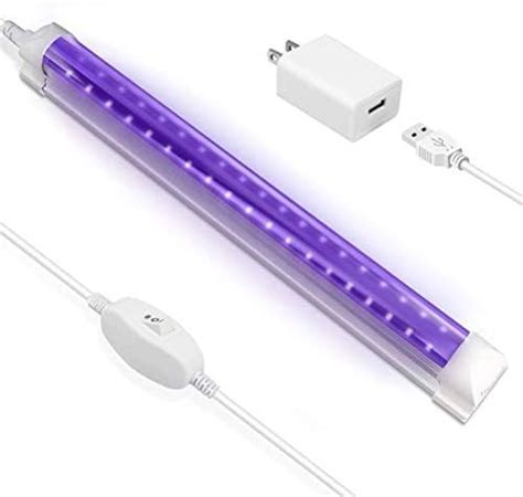 UV LED Black Light, HouLight 10W UV LED Tube Blacklights for Blacklight ...
