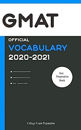 GMAT Official Vocabulary 2020-2021: All Words You Should Know for GMAT ...