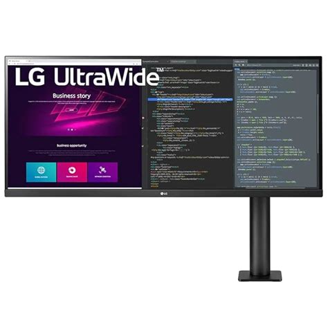LG 34WN780-B 34" UltraWide Ergo QHD IPS HDR10 Monitor with Ergo Stand ...