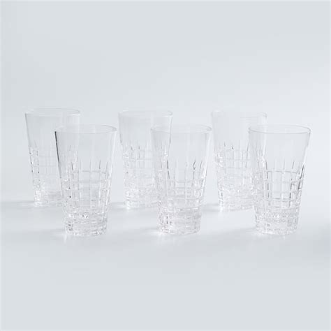 Buy SOLITAIRE Manhattan Conica Hi-Ball Glasses - Set of 6 from ...