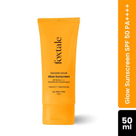 Foxtale SPF 50 Glow Sunscreen – SilkRoutes.co.in