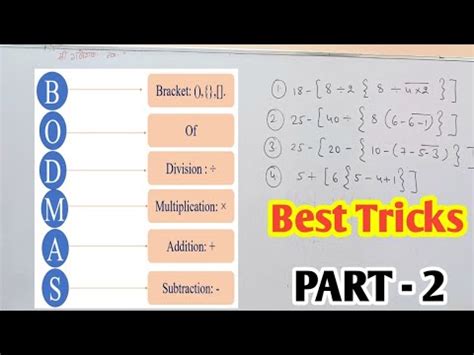 Image result for BODMAS Tricks