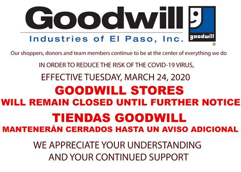 Goodwill Industries of El Paso Inc. – Providing training, skills and ...