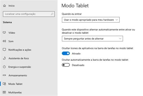 Como ativar/desativar o modo Tablet no Windows 10 - CCM