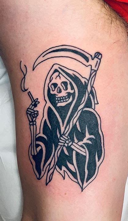 men's reaper tattoo ideas