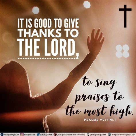 psalm 92 Archives - I Live For JESUS