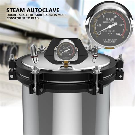 220V 2KW 18L Pressure Steam Autoclave Sterilizer | Ubuy India