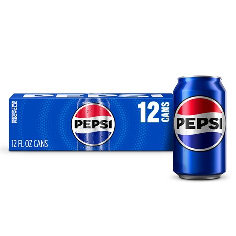 Brandclub - Pepsi Cola Soda Pop, 12 fl oz, 12 Pack Cans