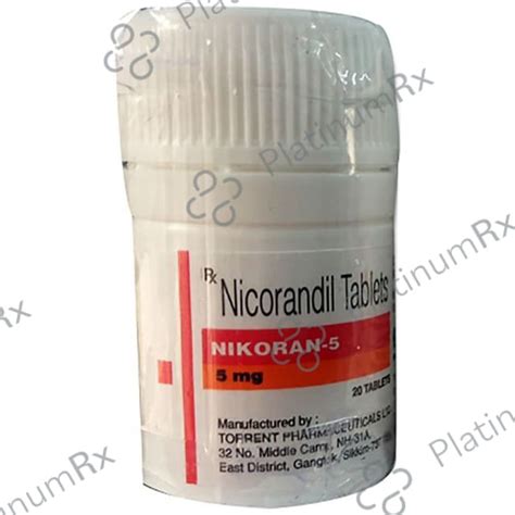 Nikoran 5mg Tablet 20s | Uses, Price & Substitutes