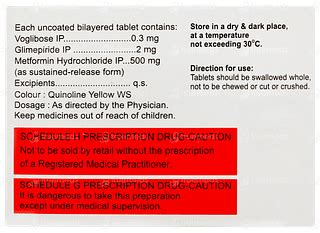 Voglinorm gm 2/0.3 Tablet 10: Uses, Side Effects, Price & Substitutes