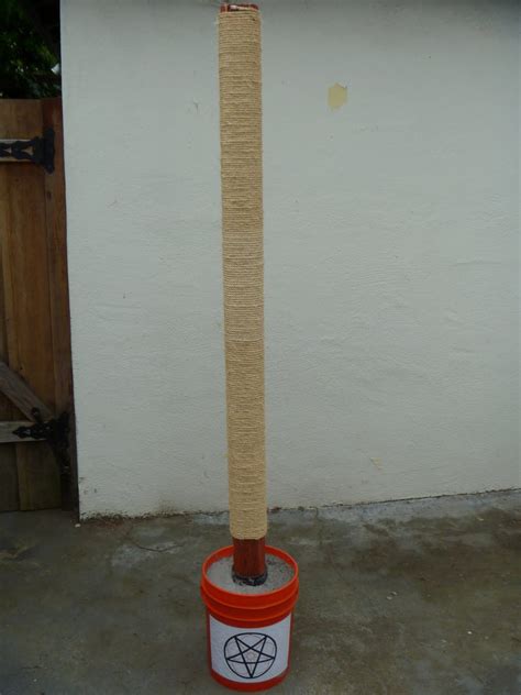 How To Set A Post In Concrete In A Bucket