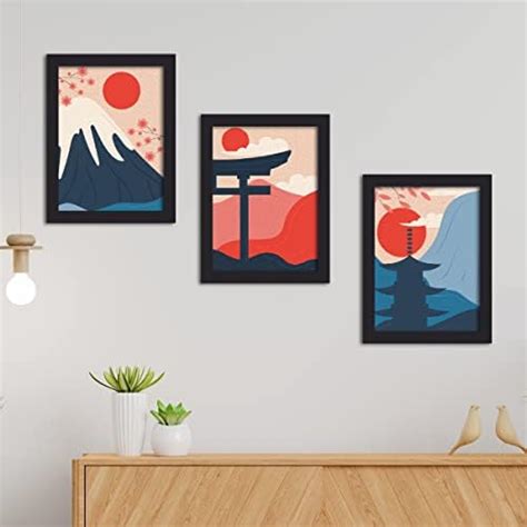 TenorArts Modern Abstract Art Painting Japanese Mountain Scenery Themed ...