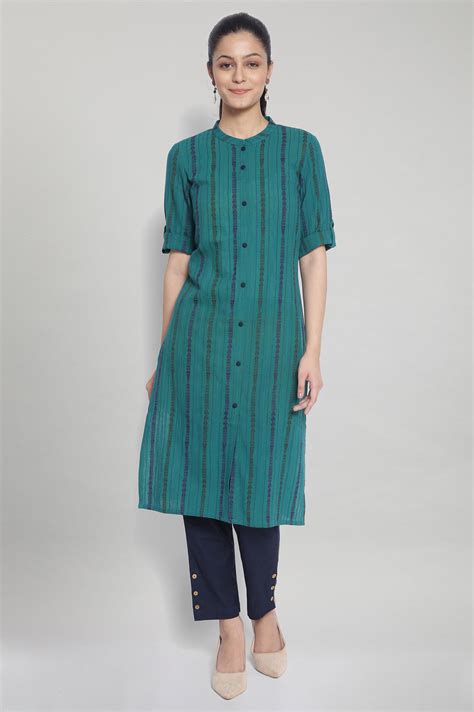 Buy Green Ethnic kurta and Palazzo Set Online for Woman | Shop for Aurelia