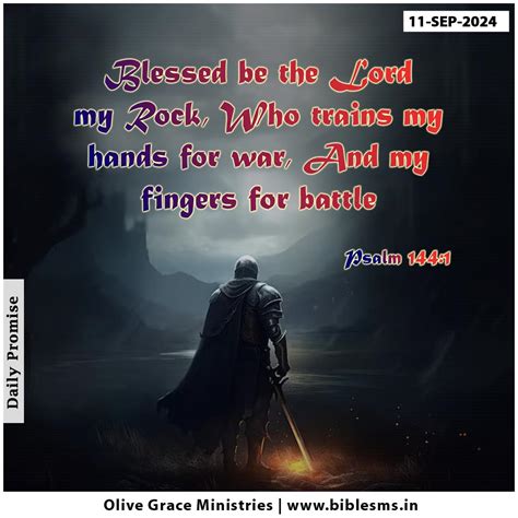 Psalm 144:1 | Daily Bible Verse - Daily Bible Verse