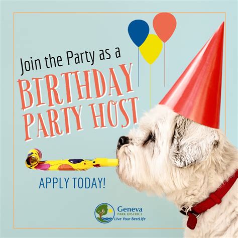 Birthday Party Host at Geneva Park District - Geneva, IL Patch