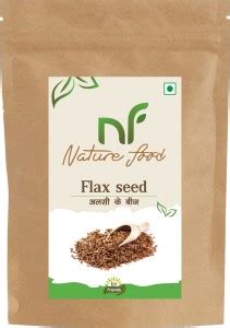 Nature food Best Quality Flax seed ( Alsi) - 1kg (Pack of 1) Brown Flax ...