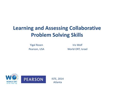 Image result for Collaborative Problem Solving Cognitive Thinking Skills