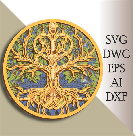 Buy Tree of Life Multilayer SVG/ Tree of Life Cut File/ 3D Layer ...